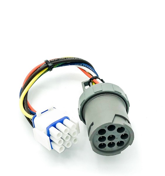 (54-00585-21) Adapter Evaporator Fan Motor 9 Pin Amp Plug Round to ...