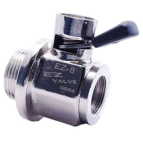 (119338) Easy Valve Oil Drain Valve with Removable Straight Hose End