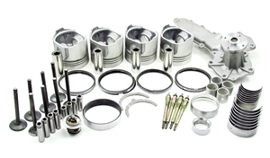 TIER 2 With Out ESC --- ENGINE# 26-00119-XX FROM SERIAL# 3Y0015
Please Specify What Size Bearings & Pistons When Ordering
Each Kit Includes:
Pistons w/rings Water Pump
Main Bearings Glow Plugs
Thrust Bearings Conn Rod Bushings
Connecting Rod Bearings Exhaust Valves
Intake Valves Front & Rear Seals
Gasket Set Freeze Plugs
Valve Guides
Australian after market part